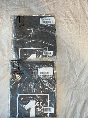 1st Phorm Crewneck T-Shirt- Asphalt Gray